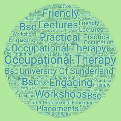 Official Twitter feed for the BSc (Hons) Occupational Therapy programme at the University of Sunderland