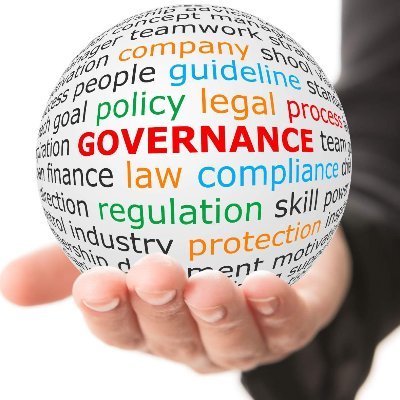“Governance” from Latin verb “gubernare” or originally Greek “kubernaein” meaning 