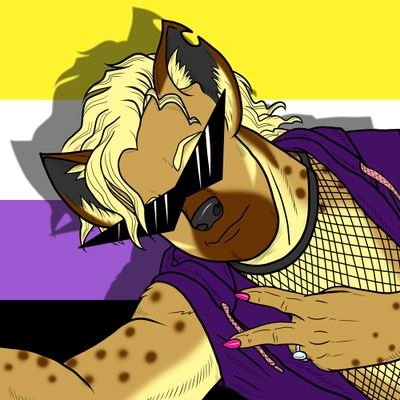 Legally Dirk Lalonde - Enby (they/it) - Asexual - Married. Hella Jeff Tattoo. CW: Decapitated. pfp: @little_rocket cover: @AegiroC