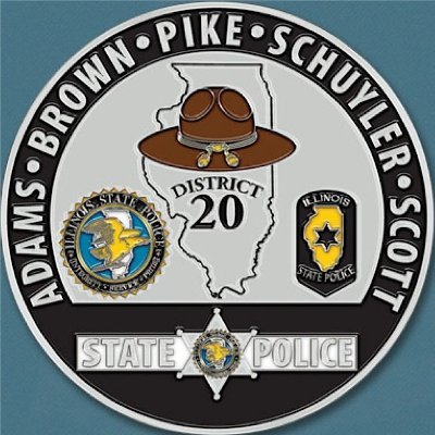 Illinois State Police District 20 serves Adams, Brown, Pike, Schuyler and Scott Counties in West Central Illinois.