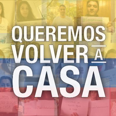 Somos un grupo de Colombianos en la Florida que solicitamos @regresoacasaya estamos en emergencia 🚨