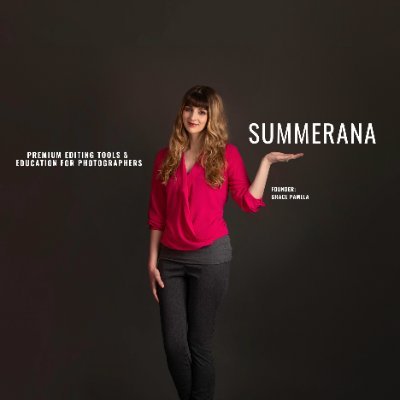 Summerana is an academy, community, and magazine for creatives where you can learn photography, Lightroom + Photoshop editing and more by founder Grace Pamela.