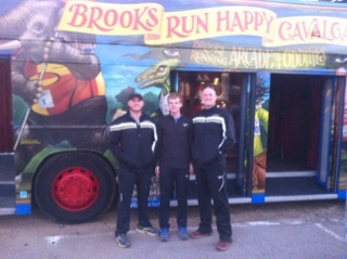 The Brooks Run Happy Cavalcade of Curiosities is coming to a Running Store near you.