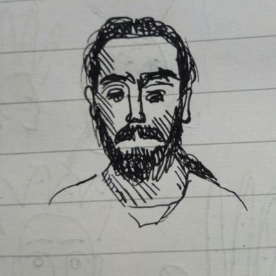 MortenWinnberg's profile picture. kunsthistoriker. museumsansatt. rød og grønn.