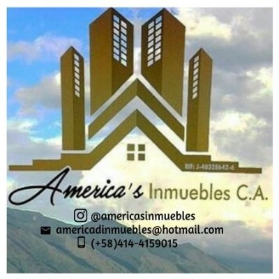 America's Inmuebles c.a
Quieres comprar o vender una propiedad...? 
Contacto: +584144159015 +584142116
Siguenos en:
IG: Americas Inmuebles
Twiter: Amerinmuebles