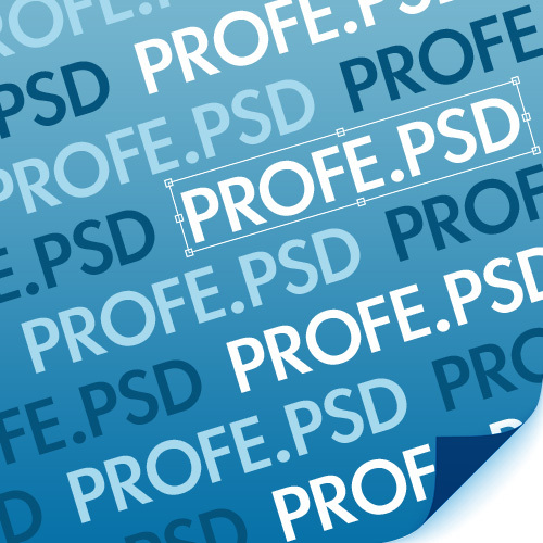 profepsd's profile picture. Instructor de Photoshop, parcialmente rasterizado.