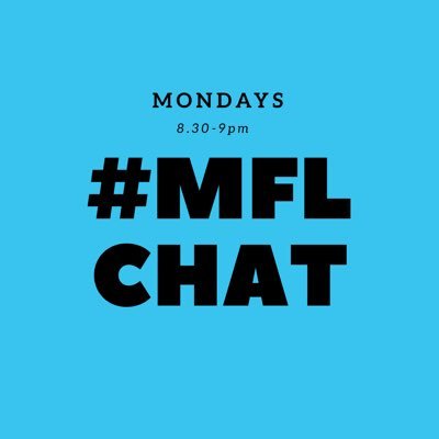 A weekly chat for the #MFLTwitterati. 8.30-9pm Mondays. disclaimer: tweets from this account represent the views of a number of hosts, not one individual.