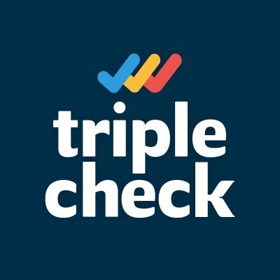 triplecheck gives people the tools to ensure factual and trustworthy information is shared online #disinformation.  @tripl3check (threads)