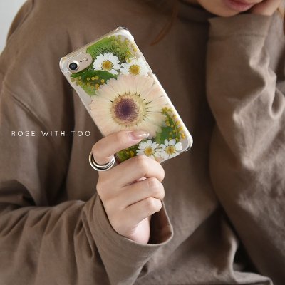 岩永ミカ 押し花ケース Iphone Galaxy Rosewithtoo Twitter