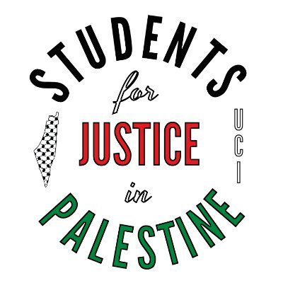 In solidarity with global anti-imperialist struggles, SJP at UC Irvine advocates for justice & self-determination for the Palestinian people