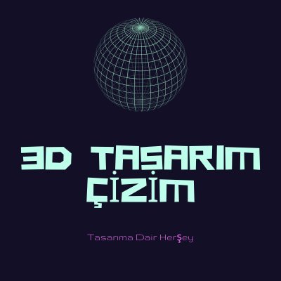 3Cizim's profile picture. 3D Tasarıma Dair Herşey