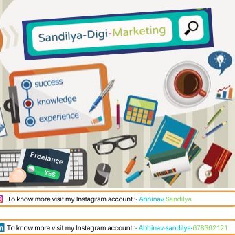 DigiSandilya's profile picture. Hi, My name is Abhinav Sandilya and I'm a professional Digital Marketing Consultant & Specialist Follow me for Free Digital Marketing Tips & Tricks