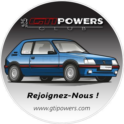 Le Club GTIPOWERS, c'est plus de 15 ans de présence sur Internet. Pour les passionnés de 205 & 309 GTI, CTI, Rallye, T16 dans une ambiance incomparable.