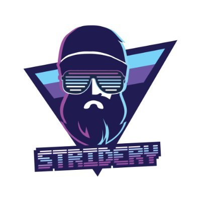 Stridery's profile picture. Gamer. Bearded. Father.