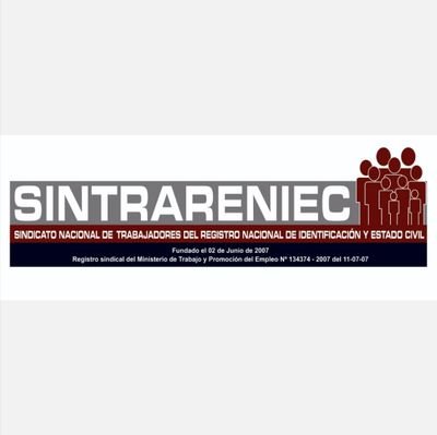 Twitter oficial del Sindicato Nacional de Trabajadores del Reniec - SINTRARENIEC