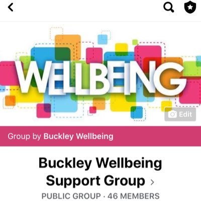 Buckley community group to help and support each other within local area : shared information : mental health : wellbeing : support