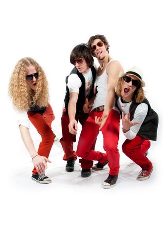 Just four wild rocking,red jeans wearing, headbanging, shaking and twisting guys, that bring you to scream and to freak out.