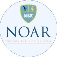The Norfolk Arthritis Register (NOAR) (@noar_uk) 's Twitter Profile Photo The Norfolk Arthritis Register (NOAR) (@noar_uk) 's Twitter Profile Photo