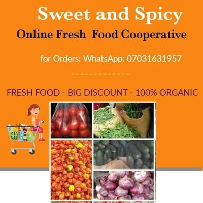 At Fresh Food Coop,we source for fresh and organic veggies and perishable locally and deliver to your doorstep

https://t.co/WxcybkjsjN