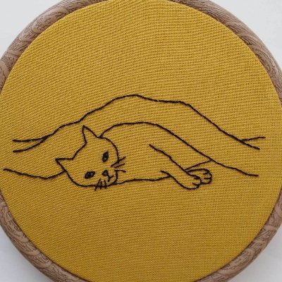 indoorcatperson's profile picture. Music // embroidery // cats
Singer with Sairie @sairieband