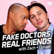 Scrubs co-stars and real-life best friends Zach Braff and Donald Faison host a weekly comedy podcast where they relive the hit TV show! Unofficial fan account.