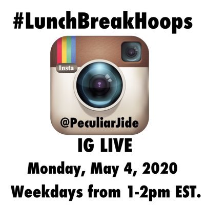 Take a lunch break to listen to some of the the best basketball minds at all levels. IG LIVE host by https://t.co/X2fCGLofK0