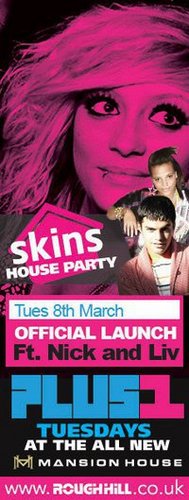 Skins Party Glasgow ft Nick and Liv. Drinks £1.25. Click for more info and press i'm attending http://t.co/UMdNvtFw4p