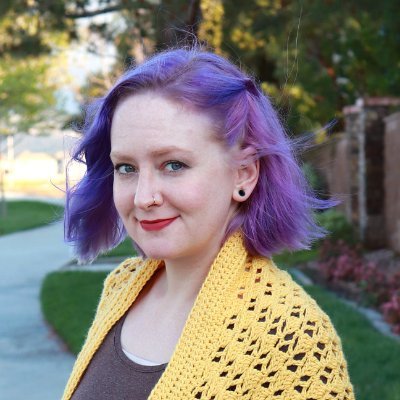 Official Twitter for https://t.co/ScHWpXCxGP
Crochet designer, yarn enthusiast, geek, & coffee codependent. #DivineDebris