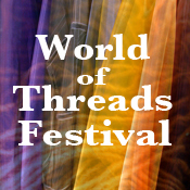 International Festival of Contemporary Fibre & Textile Art in Oakville, Ontario, Canada. Festival Curators Dawne Rudman and @GarethBateArt