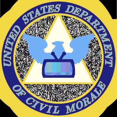 The official account for the United States Department of Civil Morale. Following, likes, RTs does not constitute endorsement.