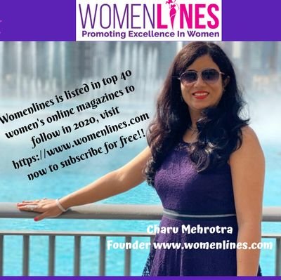 Unshakable Enthusiast, Founder e-Magazine https://t.co/l67FaeLf2J, Global Goodwill Ambassador(GGA),email contact@womenlines.com