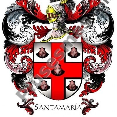 El apellido Santamaría es equivalente a Santa María. Ambos apellidos tienen un origen común y comparten linaje, historia y escudo heráldico.