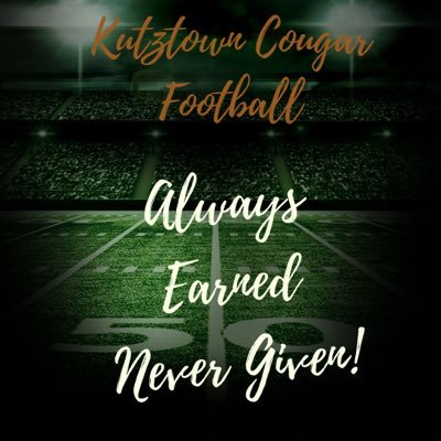 Official Account for Kutztown Cougar Football.