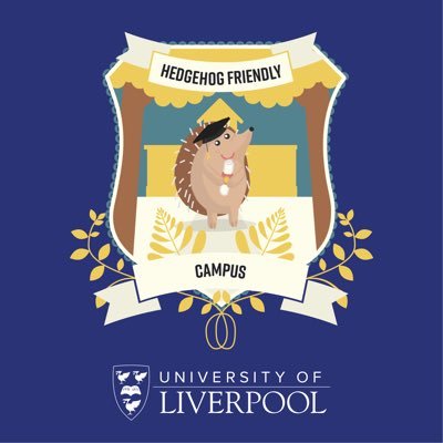 The University of Liverpool Hedgehog Friendly Campus account. Staff, students and volunteers working together to help wildlife. Join us! @hogfriendly