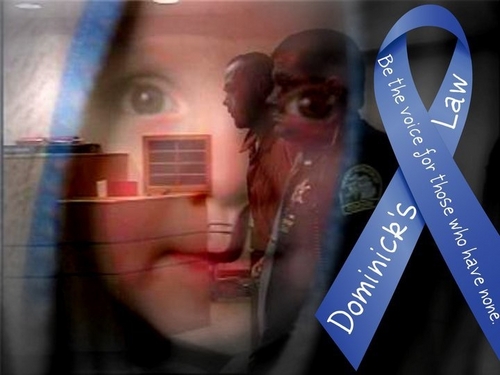 Dominick's Law is a law proposed by Dominick's grandfather, Mr. Rick Calhoun The Supporters.Asking for mandatory reporting of Child Abuse in Michigan.
