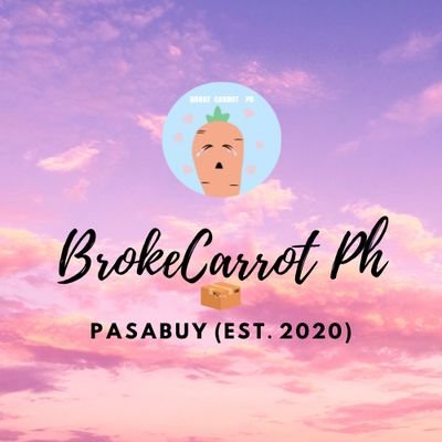 PASABUY account of @BROKECARROTPH