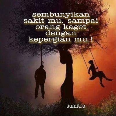 RizkaF3's profile picture. Sembunyikan sakit mu Sampai orang kaget dengan kepergian mu 😜