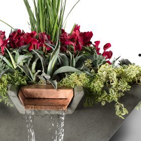 Slick Rock Inc. manufacturers and distributes commercial concrete planters, water features and fire bowls.