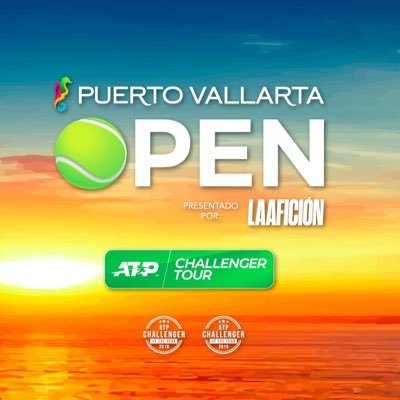 Puerto Vallarta Open presentado por La Afición. Evento oficial del ATP Challenger Tour. 3era edición 🎾 #PuertoVallartaOpen
