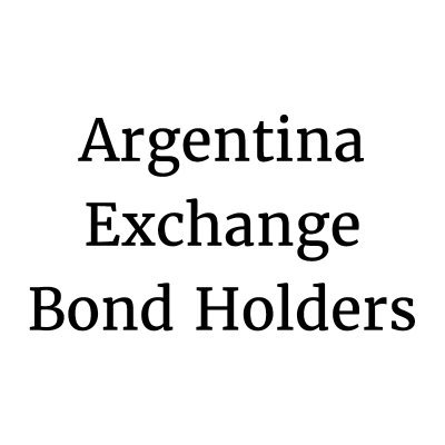 We are an organized group of investment institutions known as the Exchange Bondholder Group.  Many of our firms have been investors in Argentina for decades.