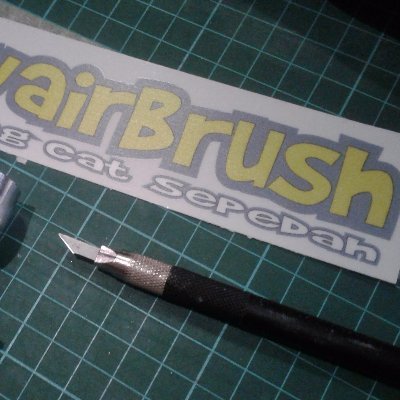 @ukyairbrush specialis repaint sepeda 085720391559