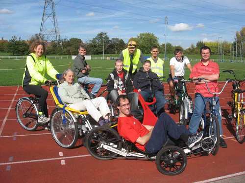 Our informal cycling sessions in Carshalton, Surrey are designed for adults, including those with disabilities, to cycle in a safe off-road environment.