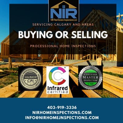 Calgary based NIR Home Inspections. Certified home inspection services for clients and agents. Thorough, Precise, Meticulous!