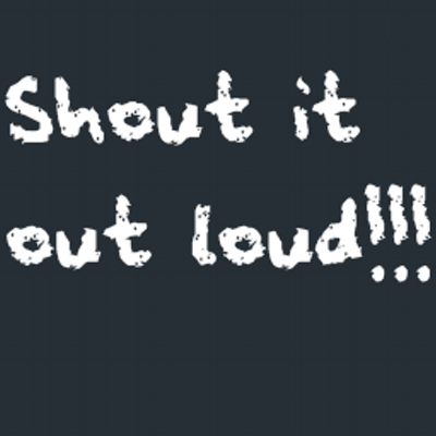 Shout It Out Loud I Hate You Shoutitoutloud Shout It Out Loud I Hate You Shoutitoutloud