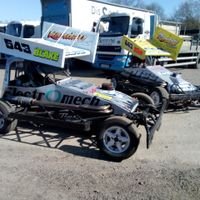 Brisca F2 our world and a very poor race mechanic for two short oval racing son's, Diss, Norfolk.