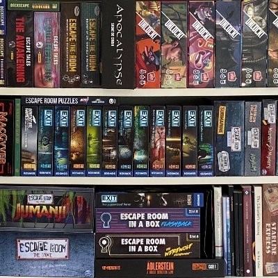 A new website featuring reviews of home escape room games and all the latest news on forthcoming releases.