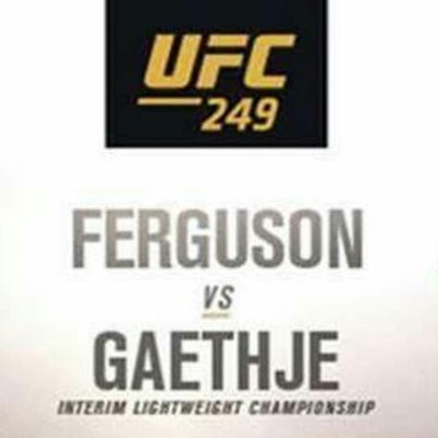 Saturday May 9th #UFC249 LIVE only on @ESPN+ PPV
|| Featuring @TonyFergusonXT vs @Justin_Gaethje in one of the most stacked cards in @ufc history! ||