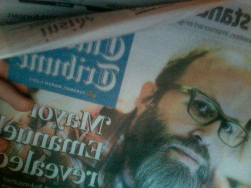 MayorSinker's profile picture. I like to go on long, rant-filled stories about how the banks own the media and government.  And I'm TWICE as divisive Bill O'Rly.