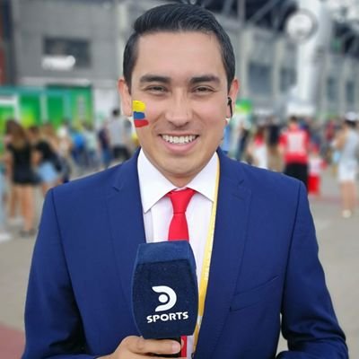 🎤Presentador, narrador y periodista colombiano.

   📺Miembro de la cadena @DSports. | ⚽Gracias Fútbol Por Existir | 🚴🏼‍♂️Ya Ruedan Los Sueños