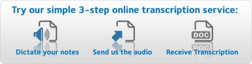 Transcription Services.
Secretarial Services.